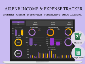 Rental Property Tracker (Dark Theme)