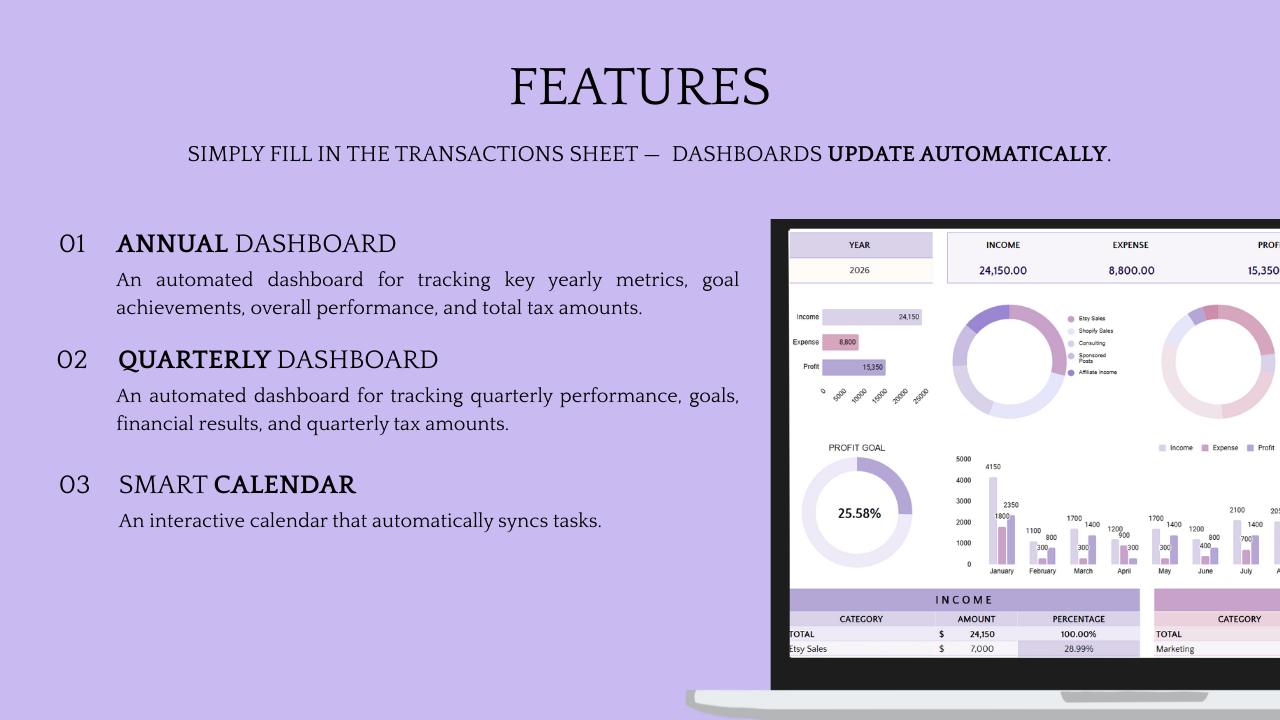 Simple Tax & Finance Tracker - Image 2
